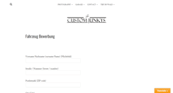 Desktop Screenshot of custom-junkys.com